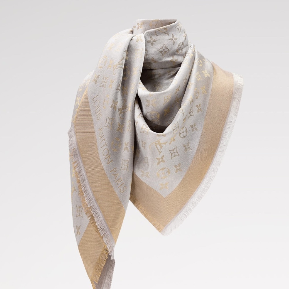 Louis Vuitton Monogram Shine Shawl- NWT AND LV BOX
